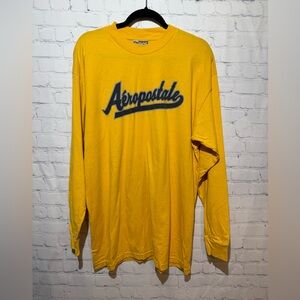 Vintage Aeropostale size large gold long sleeve tee